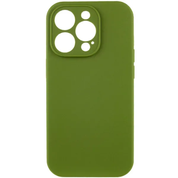 Чехол Silk Full Camera Protective (AA) NO LOGO для Apple iPhone 13 Pro (6.1") — Зеленый — фото 2