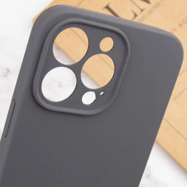 Чехол Silk Full Camera Protective (AA) NO LOGO для Apple iPhone 13 Pro (6.1") — Серый — фото 5