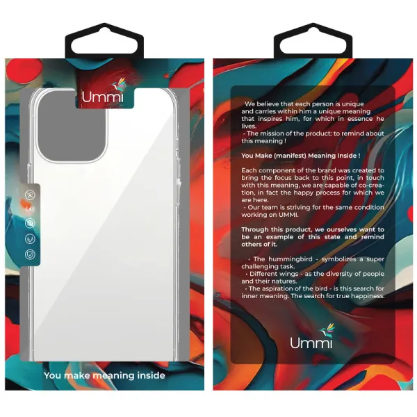 Чохол TPU Ummi transparent для Apple iPhone 13 Pro (6.1") — Прозорий — фото 2 Чохол TPU Ummi transparent для Apple iPhone 13 Pro (6.1") — Прозорий — фото 2