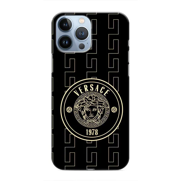Чехол с принтом «Лого Версаче» для iPhone 13 Pro