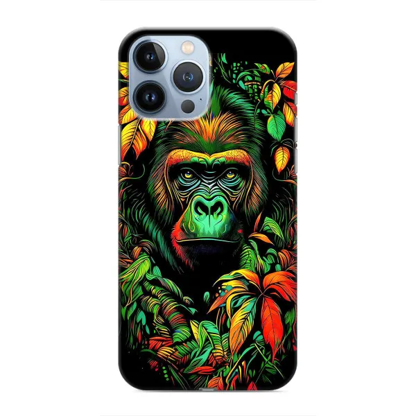 Чехол с принтом «Обезьяна в тропиках» для iPhone 13 Pro