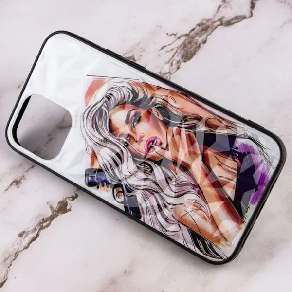 TPU+PC чехол Prisma Ladies для Apple iPhone 13 (6.1") — Фиолетовый — фото 3 TPU+PC чехол Prisma Ladies для Apple iPhone 13 (6.1") — Фиолетовый — фото 3