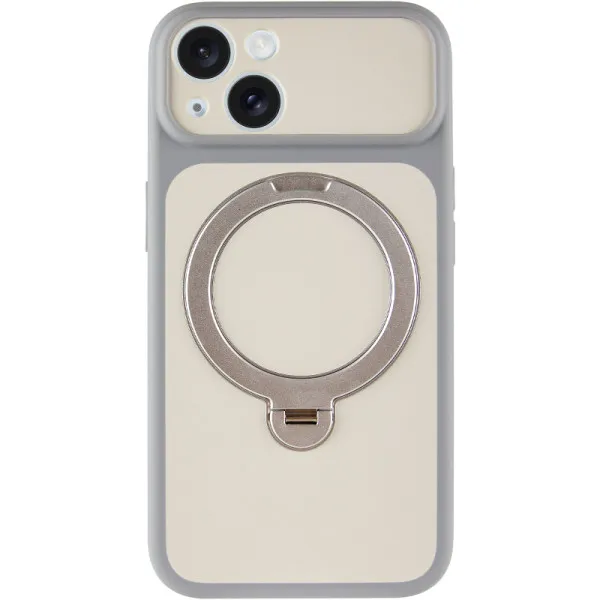 Чехол Ummi Full Camera with Magnetic Fit HQ Ring для Apple iPhone 13 (6.1") — Серый — фото 2 Чехол Ummi Full Camera with Magnetic Fit HQ Ring для Apple iPhone 13 (6.1") — Серый — фото 2