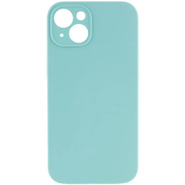 Чохол Silk Full Camera Protective (AA) NO LOGO для Apple iPhone 13 (6.1") — Бірюзовий — фото 1 Чохол Silk Full Camera Protective (AA) NO LOGO для Apple iPhone 13 (6.1") — Бірюзовий — фото 1