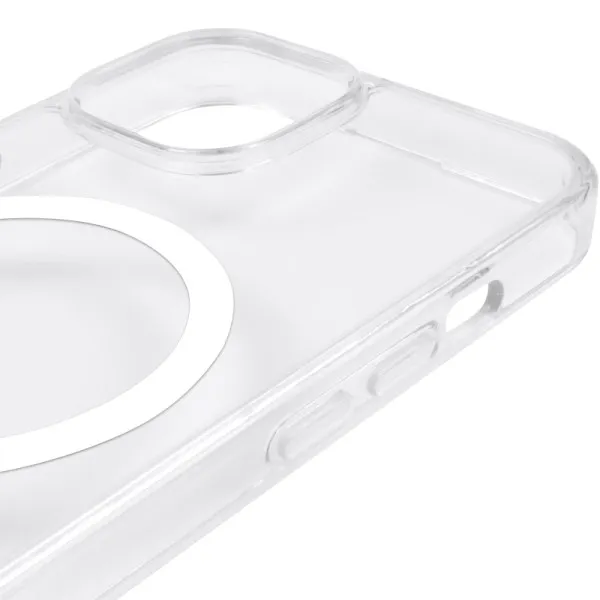 Чехол TPU Ummi transparent with Magnetic Fit для Apple iPhone 13 / 14 (6.1") — Прозрачный — фото 5
