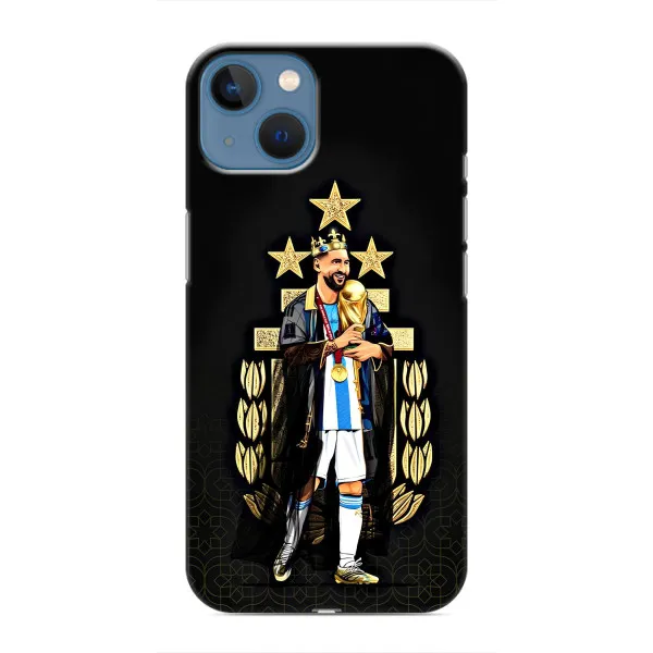 Чехол с принтом «Месси Король» для iPhone 13