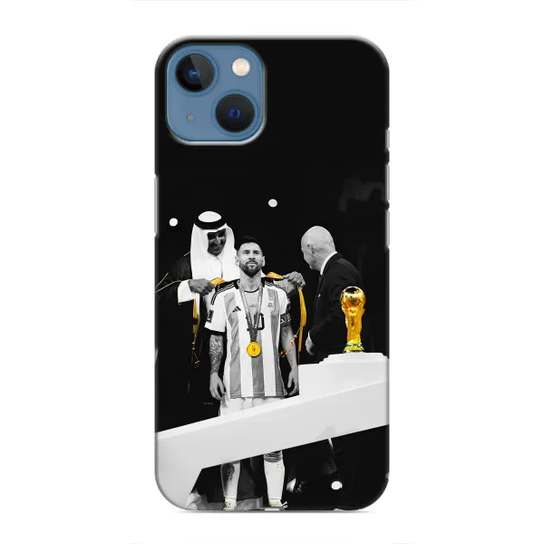 Чехол с принтом «Месси в накидке» для iPhone 13