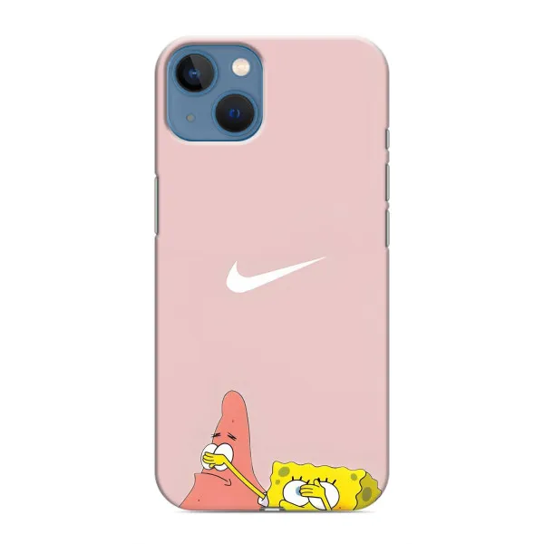 Чехол с принтом «Патрик и Губка» для iPhone 13