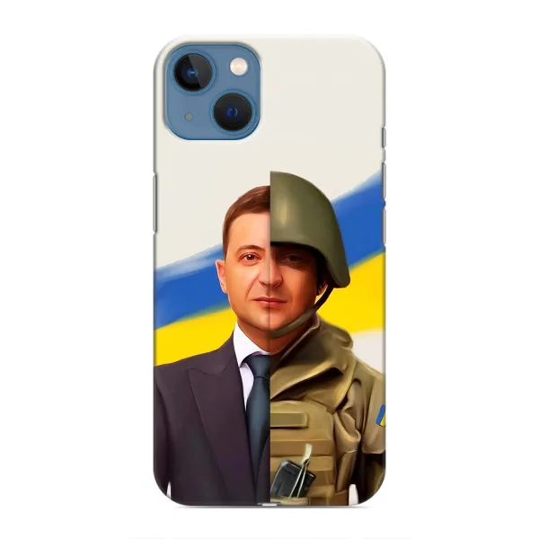 Чехол с принтом «Зеленский солдат» для iPhone 13 Чехол с принтом «Зеленский солдат» для iPhone 13