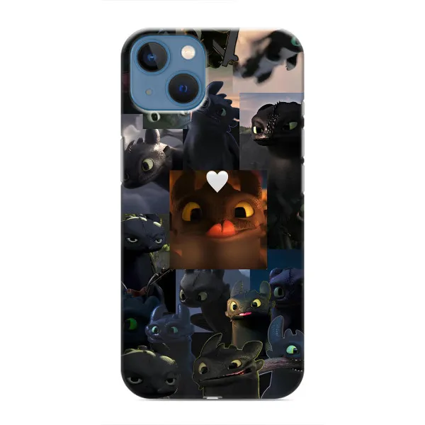 Чехол с принтом «Дракон коллаж» для iPhone 13