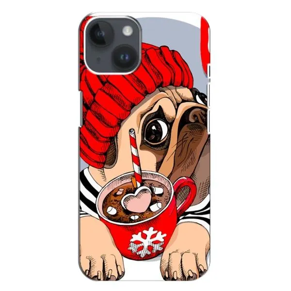 Чехол с принтом «Собачка в шапке» для iPhone 14 Plus