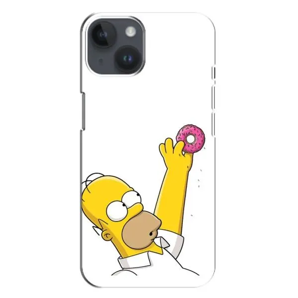 Чехол с принтом «Гомер с пончиком» для iPhone 14 Plus