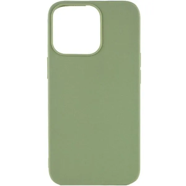Силиконовый чехол Candy для Apple iPhone 14 Pro Max (6.7") — Фисташковый — фото 1