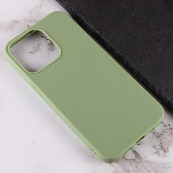 Силиконовый чехол Candy для Apple iPhone 14 Pro Max (6.7") — Фисташковый — фото 3