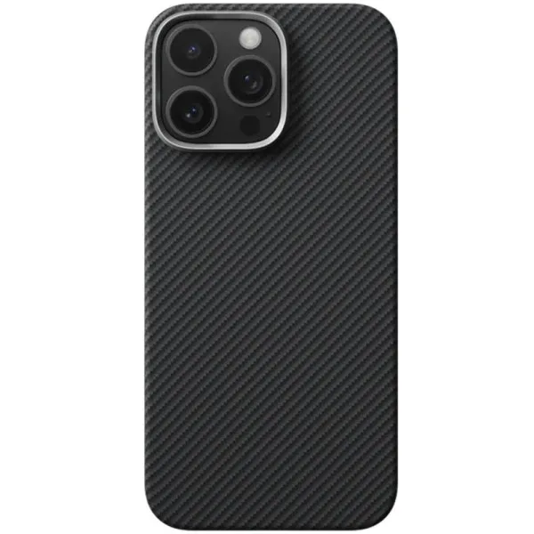 Чехол PC Carbon Protection Slim with Magnetic Fit для Apple iPhone 14 Pro Max (6.7") — Черный — фото 2