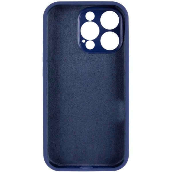 Чехол Silk Full Camera Protective (AA) NO LOGO для Apple iPhone 14 Pro Max (6.7") — Синий — фото 3 Чехол Silk Full Camera Protective (AA) NO LOGO для Apple iPhone 14 Pro Max (6.7") — Синий — фото 3