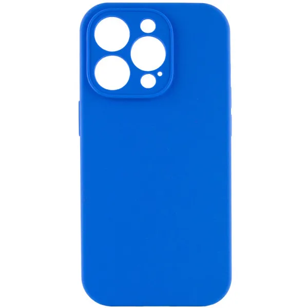 Чохол Silk Full Camera Protective (AA) NO LOGO для Apple iPhone 14 Pro Max (6.7") — Синій — фото 1 Чохол Silk Full Camera Protective (AA) NO LOGO для Apple iPhone 14 Pro Max (6.7") — Синій — фото 1
