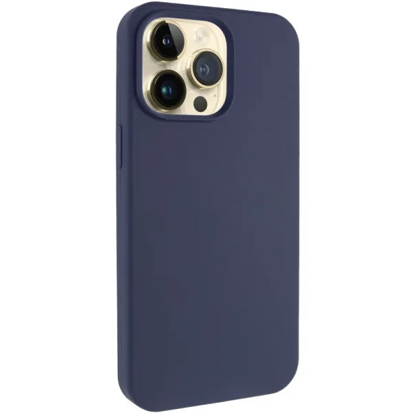 Чохол Silk Full Protective (AA) NO LOGO для Apple iPhone 14 Pro Max (6.7") — Темно-синій — фото 1 Чохол Silk Full Protective (AA) NO LOGO для Apple iPhone 14 Pro Max (6.7") — Темно-синій — фото 1