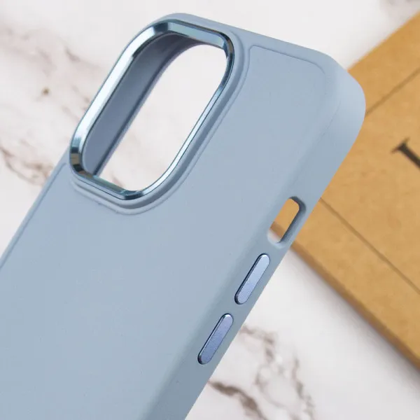 TPU чохол Bonbon Metal Style для Apple iPhone 14 Pro Max (6.7") — Блакитний — фото 5 TPU чохол Bonbon Metal Style для Apple iPhone 14 Pro Max (6.7") — Блакитний — фото 5