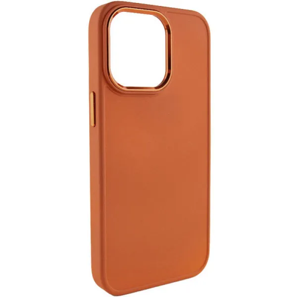 TPU чохол Bonbon Metal Style для Apple iPhone 14 Pro Max (6.7") — Помаранчевий — фото 1 TPU чохол Bonbon Metal Style для Apple iPhone 14 Pro Max (6.7") — Помаранчевий — фото 1