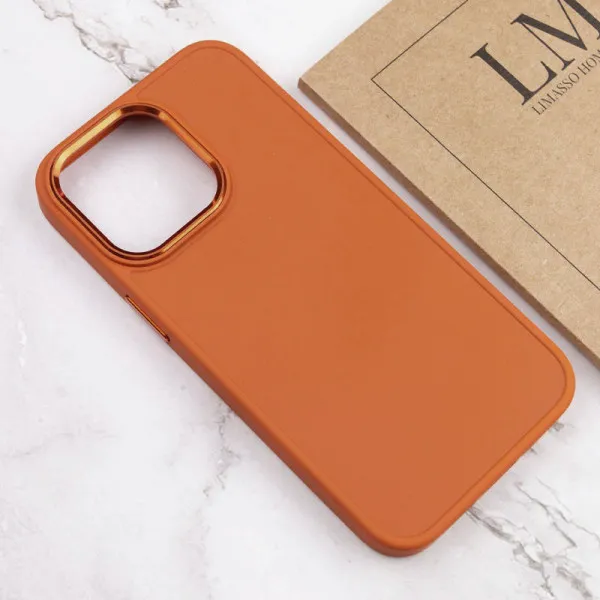TPU чохол Bonbon Metal Style для Apple iPhone 14 Pro Max (6.7") — Помаранчевий — фото 4 TPU чохол Bonbon Metal Style для Apple iPhone 14 Pro Max (6.7") — Помаранчевий — фото 4