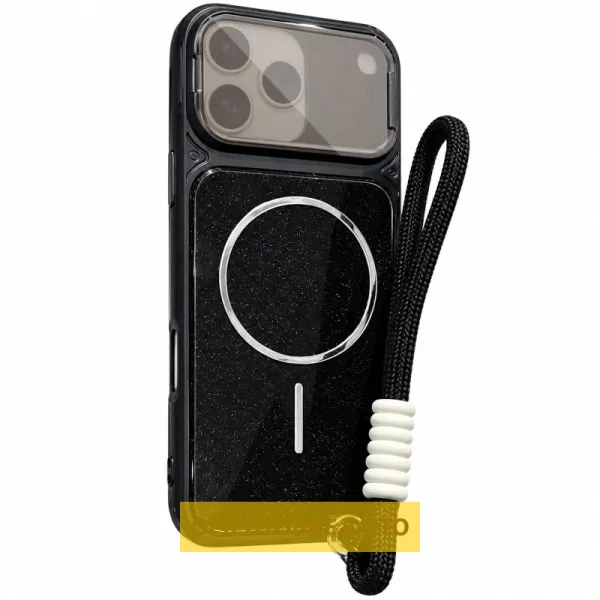 Чехол TPU+PC Pacific with Magnetic Fit and straps для Apple iPhone 14 Pro Max (6.7") — Черный — фото 1 Чехол TPU+PC Pacific with Magnetic Fit and straps для Apple iPhone 14 Pro Max (6.7") — Черный — фото 1