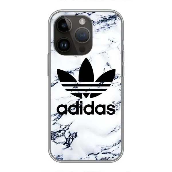Чехол с принтом «Адидас на мраморе» для iPhone 14 Pro Max