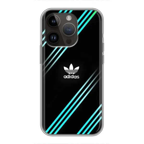 Чехол с принтом «Адидас с полосами» для iPhone 14 Pro Max
