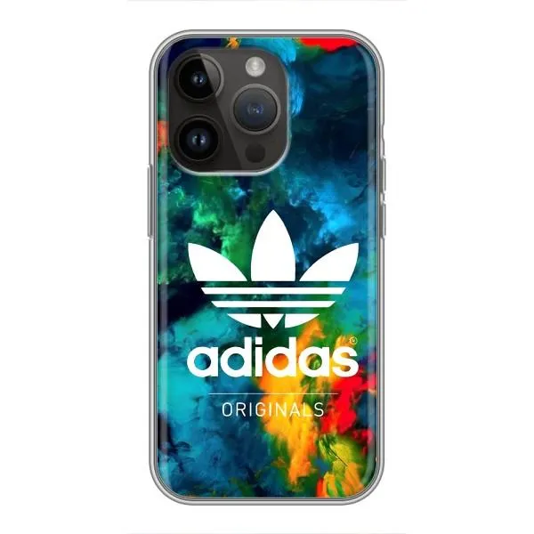 Чехол с принтом «Яркий Адидас» для iPhone 14 Pro Max
