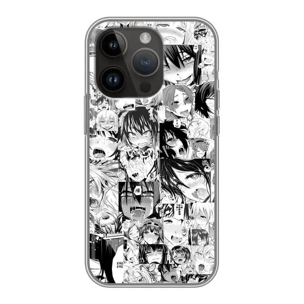 Чехол с принтом «Ahegao manga» для iPhone 14 Pro Max