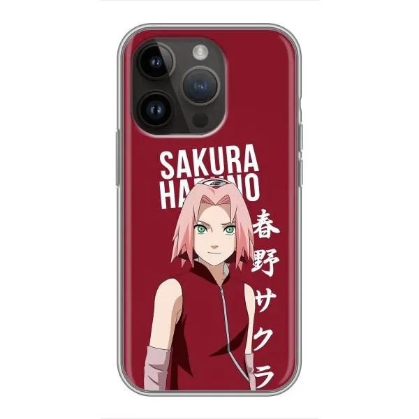 Чехол с принтом «Аниме Сакура» для iPhone 14 Pro Max