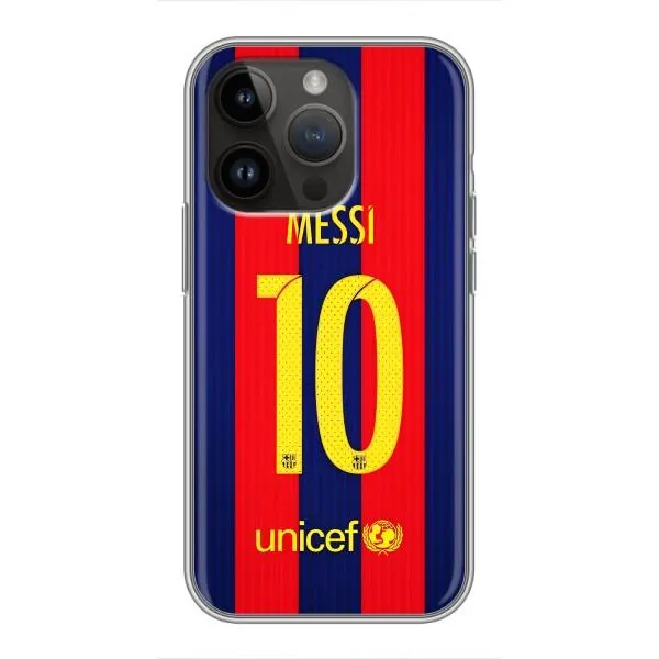 Чехол с принтом «Messi Barca 10» для iPhone 14 Pro Max