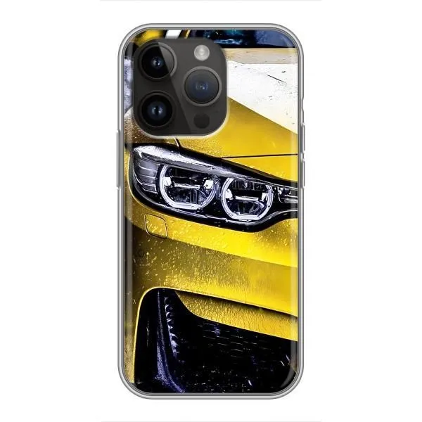 Чехол с принтом «Желтая машина» для iPhone 14 Pro Max