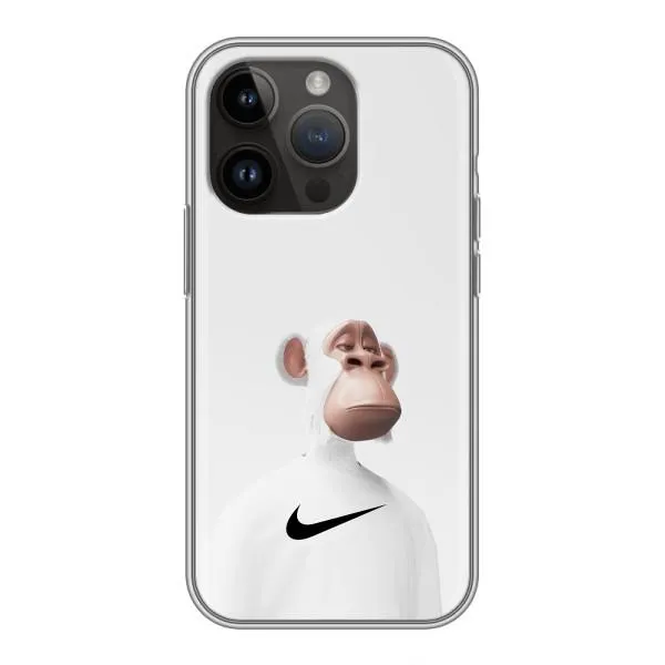 Чехол с принтом «обезьяна NFT Nike» для iPhone 14 Pro Max