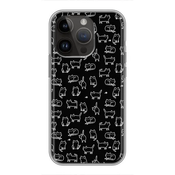 Чехол с принтом «Меленькие котики» для iPhone 14 Pro Max
