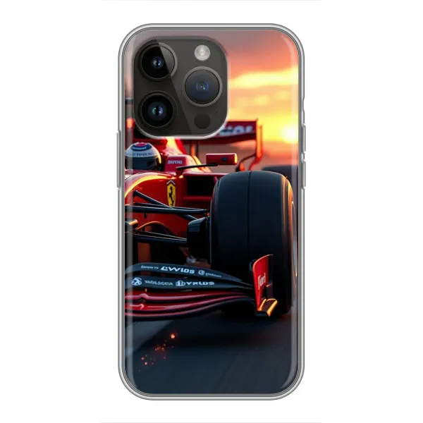 Чехол с принтом «Макларен на закате» для iPhone 14 Pro Max