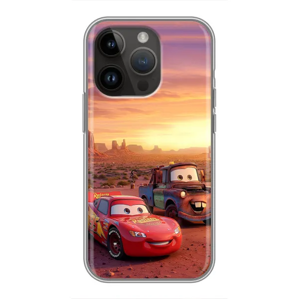 Чехол с принтом «Маквин и Метр» для iPhone 14 Pro Max Чехол с принтом «Маквин и Метр» для iPhone 14 Pro Max