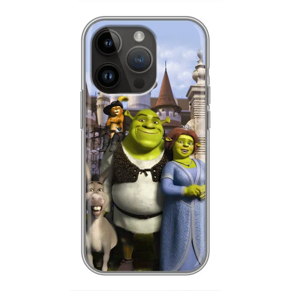 Чехол с принтом «Сказочные герои Шрека» для iPhone 14 Pro Max Чехол с принтом «Сказочные герои Шрека» для iPhone 14 Pro Max