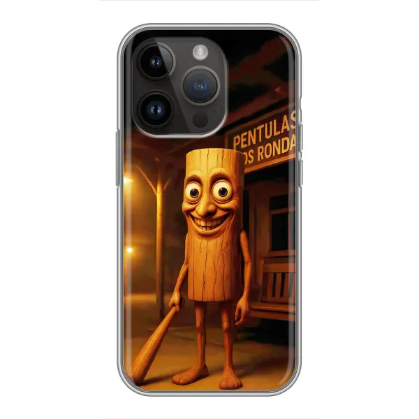 Чехол с принтом «Тунг тунг сахур» для iPhone 14 Pro Max