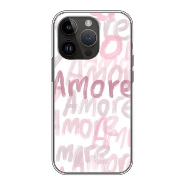 Чехол с принтом «Аморе любовь» для iPhone 14 Pro Max