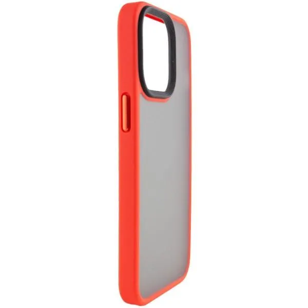 TPU+PC чехол Metal Buttons для Apple iPhone 14 Pro (6.1") — Красный — фото 3 TPU+PC чехол Metal Buttons для Apple iPhone 14 Pro (6.1") — Красный — фото 3