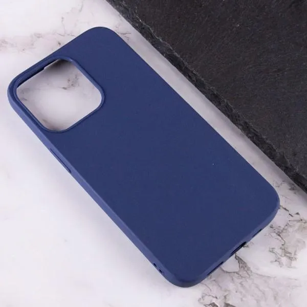 Силиконовый чехол Candy для Apple iPhone 14 Pro (6.1") — Синий — фото 3