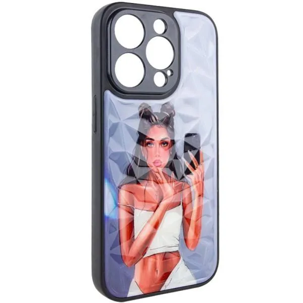 TPU+PC чехол Prisma Ladies для Apple iPhone 14 Pro (6.1") — Black in White — фото 2 TPU+PC чехол Prisma Ladies для Apple iPhone 14 Pro (6.1") — Black in White — фото 2