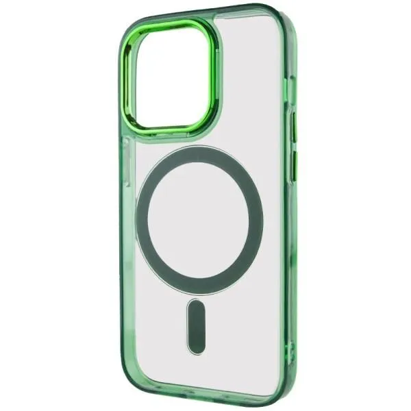 Чехол TPU Iris with Magnetic Fit для Apple iPhone 14 Pro (6.1") — Зеленый — фото 3