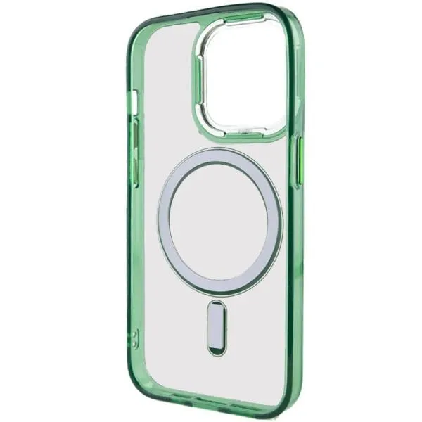 Чехол TPU Iris with Magnetic Fit для Apple iPhone 14 Pro (6.1") — Зеленый — фото 4