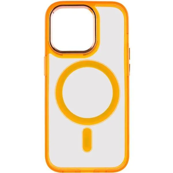 Чехол TPU Iris with Magnetic Fit для Apple iPhone 14 Pro (6.1") — Оранжевый — фото 1