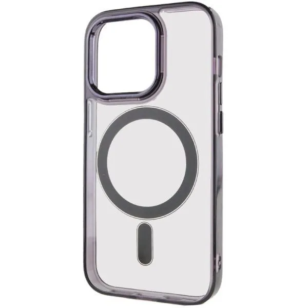 Чехол TPU Iris with Magnetic Fit для Apple iPhone 14 Pro (6.1") — Черный — фото 3
