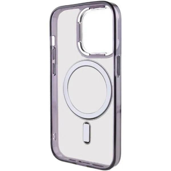 Чехол TPU Iris with Magnetic Fit для Apple iPhone 14 Pro (6.1") — Черный — фото 4