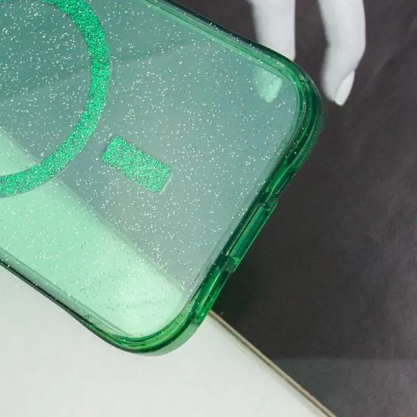 Чехол TPU Radiance with Magnetic Fit для Apple iPhone 14 Pro (6.1") — Зеленый — фото 5 Чехол TPU Radiance with Magnetic Fit для Apple iPhone 14 Pro (6.1") — Зеленый — фото 5