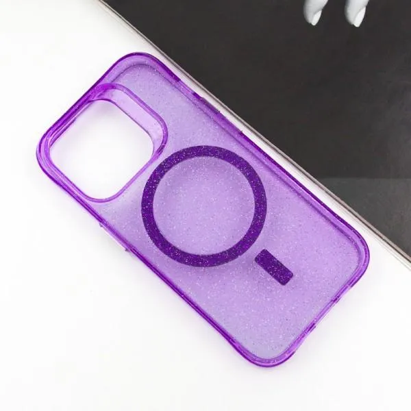 Чехол TPU Radiance with Magnetic Fit для Apple iPhone 14 Pro (6.1") — Фиолетовый — фото 2